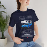 Blue Hypercar Artwork Unisex Heavy Cotton Tee High Speed Performance Inspired Streetwear Graphic Shirt For Car Enthusiasts And Automotive Art Collectors
