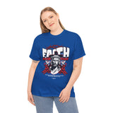 Faith Over Fear Jesus Crown Of Thorns Unisex Heavy Cotton Tee Christian Graphic Bold Religious Streetwear Motivational Bible Verse T Shirt