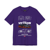Bugatti Veyron Inspired Illustrated Hypercar Graphic T Shirt Ultimate Luxury Performance Supercar Automotive Streetwear Elite Speed Lifestyle Gift For Exotic Car Enthusiasts