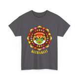 Unisex Kathakali T Shirt Kerala Traditional Dance Art Graphic Tee Indian Culture Festival Onam Heritage Malayalam Performance Heavy Cotton Top