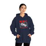 Money Motivation Hustler Mindset Graphic Print Unisex Heavy Blend Hoodie Streetwear Ambition Sweatshirt