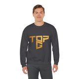 TopG Graphic Unisex Heavy Blend Crewneck Sweatshirt Motivational Hustler Streetwear Fitness Entrepreneur Alpha Mindset Pullover