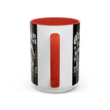 Cronus The Dark Sovereign Accent Coffee Mug 11oz 15oz Greek Mythology Statue Graphic Gothic Streetwear Bold Artistic Ceramic Cup