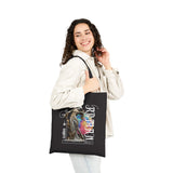 Sculptural Future Statue Art Cotton Canvas Tote Bag Greek Goddess Abstract Cosmic Splash Bold Artistic Streetwear Reusable Shopping Bag