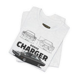 Legendary Retro Muscle Coupe Blueprint Unisex Heavy Cotton Tee Powerful Vintage Streetwear Art Shirt for Car Lovers & Collectors