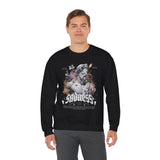 Sadness Crewneck Sweatshirt Unisex Heavy Blend Greek Statue Art Design Emotional Aesthetic Streetwear Gothic Vintage Fashion Artistic Expression Pullover