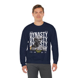 Dynasty Statue Graphic Unisex Heavy Blend Crewneck Sweatshirt Greek Sculpture Butterfly Streetwear Art Inspired Pullover