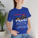 Sergio Checo Perez Inspired Formula Racing Graphic Unisex Tee Motorsport Streetwear Speed Culture Track Day Apparel Racing Fan Tribute Design For Formula Racing Enthusiasts
