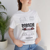 High Performance Track Racer Blueprint Art Unisex Heavy Cotton Tee Streetwear Motorsport Enthusiast Graphic Shirt