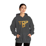 Top G Andrew Tate Graphic Hoodie Black Unisex Streetwear Motivational Hustle Pullover Sweatshirt Gold Typography Design