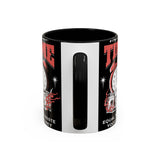 Waste Your Time Accent Coffee Mug 11oz 15oz Ceramic Cup Motivational Hustle Money Clock Graphic Drinkware Bold Entrepreneur Mindset Streetwear Gift