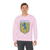 Heritage Crest Minimalist Unisex Sweatshirt Premium Streetwear Symbolic Design Cozy Warm Everyday Wear Cultural Inspired Casual Pullover Gift