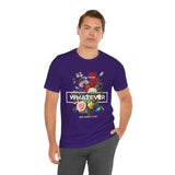 You Can Be Whatever Unisex Jersey Short Sleeve Tee Comfortable Motivational Graphic T-Shirt Bold Floral Empowerment Streetwear Positive Vibes Everyday Wear Perfect Gift for Friends Dreamers and Free...