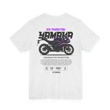 Yamaha R3 Phantom Inspired Sportbike Motorcycle Graphic Unisex Heavy Cotton Tee Premium Streetwear T Shirt for Riders Racers Enthusiasts Everyday Wear
