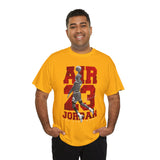 Air Jordan Sky Legend Unisex Heavy Cotton Tee Bold Athletic Streetwear Design Inspirational Basketball Dunk Artwork Motivational Sports Graphic Tee For Dreamers And Hustlers