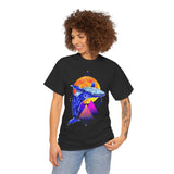 Ballena Cosmic Whale Art Unisex Heavy Cotton Tee Vibrant Geometric Ocean Design Premium Streetwear T Shirt Bold Marine Life Artwork Soft Comfortable Fit Perfect Gift for Nature Lovers and Creative Dreamers