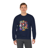 Chaos Clown Crew Sweatshirt Premium Unisex Streetwear Artistic Dark Humor Design Bold Neon Chaos Expression For Fearless Minds And Alpha Creators