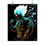 Limit Break Energy Motivational Poster Bold Anime Inspired Wall Art For Gym Home Office Studio Motivation Discipline And Alpha Mindset Decor