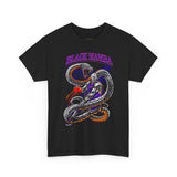 Mamba Unisex Heavy Cotton Tee Bold Serpent Power Graphic Streetwear Design Athletic Hustle Energy Inspired TShirt Symbol of Strength Resilience and Inner Mastery