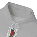 Love Fake Friendship Rose Graphic Hoodie Comfortable Unisex Sweatshirt Bold Statement Streetwear Pullover Empowering Artistic Floral Design for Self Expression Perfect Gift for Friends Birthdays Parties Cozy Days Casual Wear