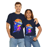Ballena Cosmic Whale Art Unisex Heavy Cotton Tee Vibrant Geometric Ocean Design Premium Streetwear T Shirt Bold Marine Life Artwork Soft Comfortable Fit Perfect Gift for Nature Lovers and Creative Dreamers