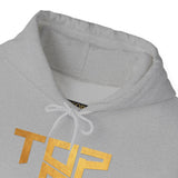 Top G Andrew Tate Graphic Hoodie Black Unisex Streetwear Motivational Hustle Pullover Sweatshirt Gold Typography Design