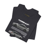 Japanese Performance Skyline Style Coupe Unisex Streetwear Tee High Speed Racing Car Graphic Shirt JDM Culture Drift Inspired Automotive Art Design Urban Fashion For Car Lovers