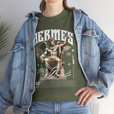 Hermes Greek Mythology Unisex Heavy Cotton Tee Ancient God of Communication and Travel Streetwear Graphic T Shirt