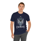 Existence Dystopian Society Cyborg Unisex Jersey Short Sleeve Tee Futuristic Sci Fi Robotic Graphic Cyberpunk Streetwear Statement T Shirt