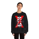 Air Ascent Unisex Sweatshirt Heavy Blend Motivational Streetwear Bold Red Black Athletic Design Premium Comfort Hustle Mindset Fashion For Achievers And Everyday Visionaries