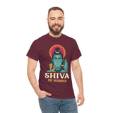 Lord Shiva The Destroyer Unisex Graphic T Shirt Mahadev Mahakal Devotional Hindu Spiritual Cotton Tee Trishul Rudraksha Temple Festival Wear India