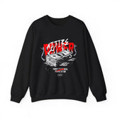 Attire Power Unisex Heavy Blend Crewneck Sweatshirt Graphic Pullover Black Hustler Money Stack Design Wealth Streetwear Bold Entrepreneur Alpha Mindset Financial Success Fashion