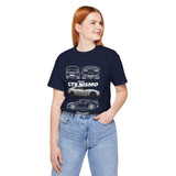 Silver Performance Coupe Artwork Unisex Heavy Cotton Tee High Speed Inspired Streetwear Graphic Shirt For Car Enthusiasts And Urban Lifestyle Fans