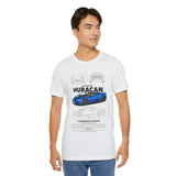 Exotic Blue Supercar Roadster Blueprint Art Unisex Heavy Cotton Tee Premium Streetwear Car Enthusiast Gift Performance Inspired Design Shirt