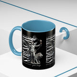 Inspire Strength Ignite Courage Ceramic Mug Motivational Coffee Cup Bold Graphic Durable Everyday Drinkware