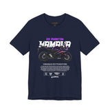 Yamaha R3 Phantom Inspired Sportbike Motorcycle Graphic Unisex Heavy Cotton Tee Premium Streetwear T Shirt for Riders Racers Enthusiasts Everyday Wear