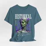 Historical Statue Graphic Premium Unisex Jersey Short Sleeve Tee Vintage Aesthetic Streetwear T-Shirt