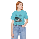 Futuristic Retro Sci Fi Time Travel Car Blueprint Art Unisex Heavy Cotton Tee Premium Streetwear For Vintage Car Lovers Collectors And Enthusiasts