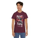 Move With Flow Breakdance Graphic Unisex Heavy Cotton Tee Hip Hop Streetwear Dance Rhythm Urban Style T Shirt