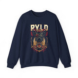 Jabali Warlord Unisex Sweatshirt Bold Warrior Streetwear Savage Fantasy Pullover for Battle Lovers and Dark Mythology Inspired Fall Fashion