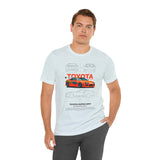 Legendary Orange Street Racer Blueprint Tee Unisex Heavy Cotton Retro Tuner Car Art Graphic Shirt for Enthusiasts