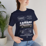 Iconic High Performance Muscle Car Blueprint Art Unisex Heavy Cotton Tee Premium Streetwear For Car Lovers Gearheads Collectors And Everyday Style