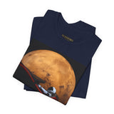 Mars Explorer Astronaut Unisex Heavy Cotton Tee Futuristic Space Adventure Graphic Shirt Inspiring Sci Fi Design Perfect Gift for Dreamers and Space Lovers