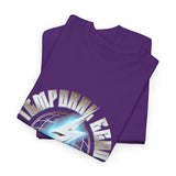 Temporal Echo Lightning Globe Graphic Unisex Heavy Cotton Tee Bold Streetwear Past Present Future Inspired T-Shirt