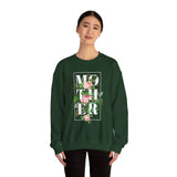 Mother Floral Crewneck Sweatshirt Comfortable Unisex Pullover Bold Typography Botanical Graphic Streetwear Gift For Mom Mother’s Day Birthday Cozy Everyday Wear