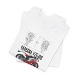 YZF R6 Inspired Unisex Heavy Cotton Tee Racing Superbike Motorcycle Streetwear Graphic Shirt For Riders Speed Lovers Track Day Fans Gift