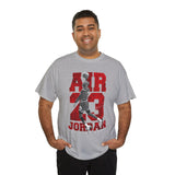 Air Jordan Sky Legend Unisex Heavy Cotton Tee Bold Athletic Streetwear Design Inspirational Basketball Dunk Artwork Motivational Sports Graphic Tee For Dreamers And Hustlers