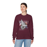 Peaceful Dove Floral Crewneck Sweatshirt Comfortable Unisex Pullover Motivational Streetwear Bold Graphic Design Symbol of Peace Perfect Gift for Friends Birthdays Cozy Days Casual Wear