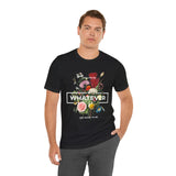 You Can Be Whatever Unisex Jersey Short Sleeve Tee Comfortable Motivational Graphic T-Shirt Bold Floral Empowerment Streetwear Positive Vibes Everyday Wear Perfect Gift for Friends Dreamers and Free...