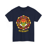 Kathakali Unisex T Shirt Kerala Traditional Dance Art Graphic Tee Indian Culture Festival Onam Heritage Malayalam Performance Heavy Cotton Top